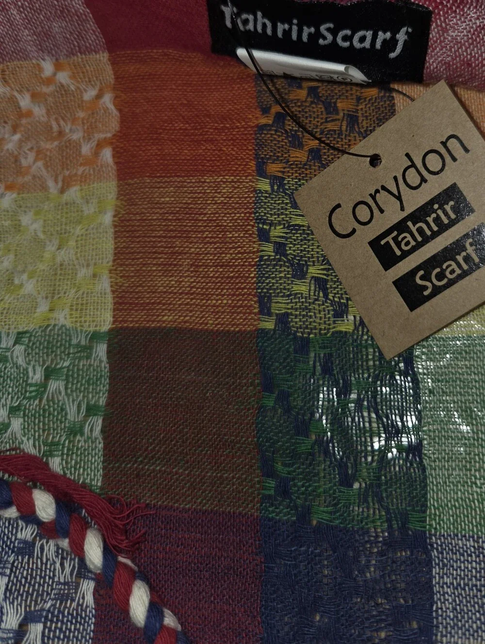 Corydon Rainbow Keffiyeh Tahrir Scarf 13